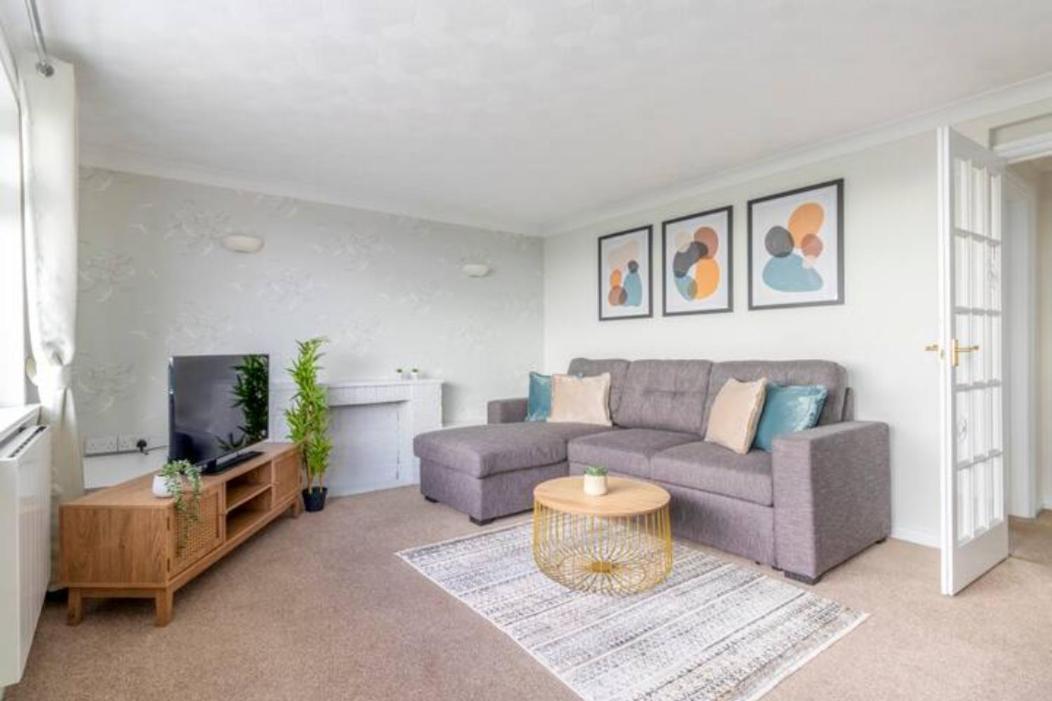 Trendy Sea View 2 Bedroom Sleeps 6 - Free Parking بورنماوث المظهر الخارجي الصورة